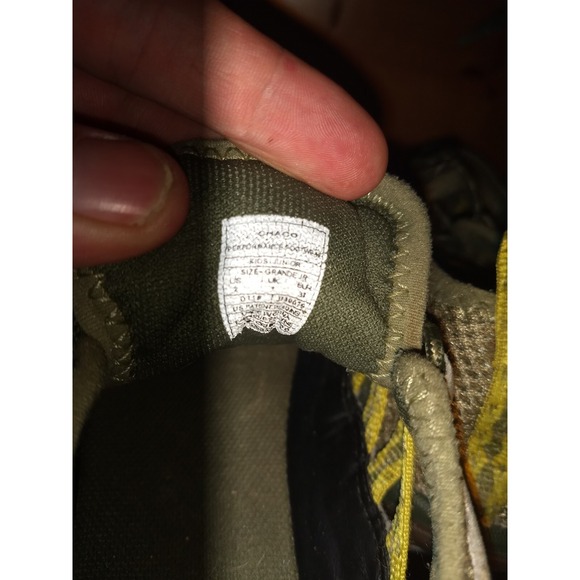 Chaco Outcross Youth Size 2 Shoes Green Slip On Hiking Outdoors Adjustable Kids - Picture 5 of 5